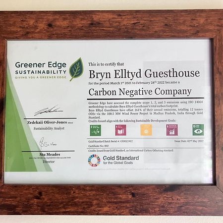 Bryn Elltyd Eco House ξενώνας Blaenau Ffestiniog Εξωτερικό φωτογραφία